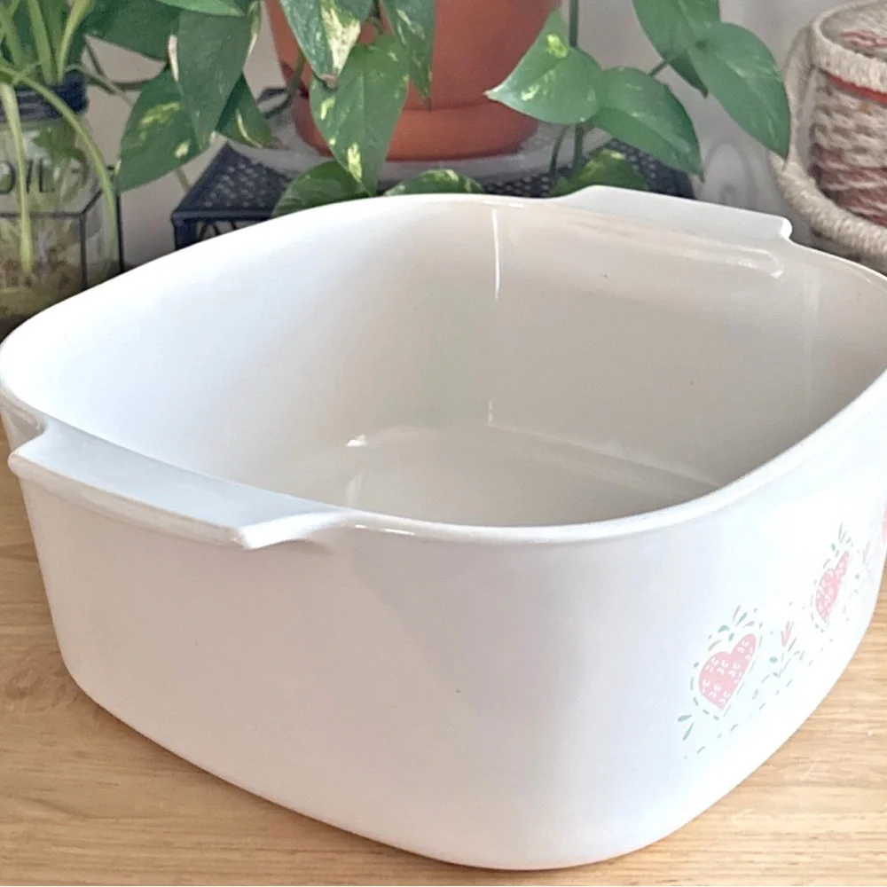 Vintage 80s CorningWare Forever Yours A-5-B Dutch Oven Casserole Dish NO LID